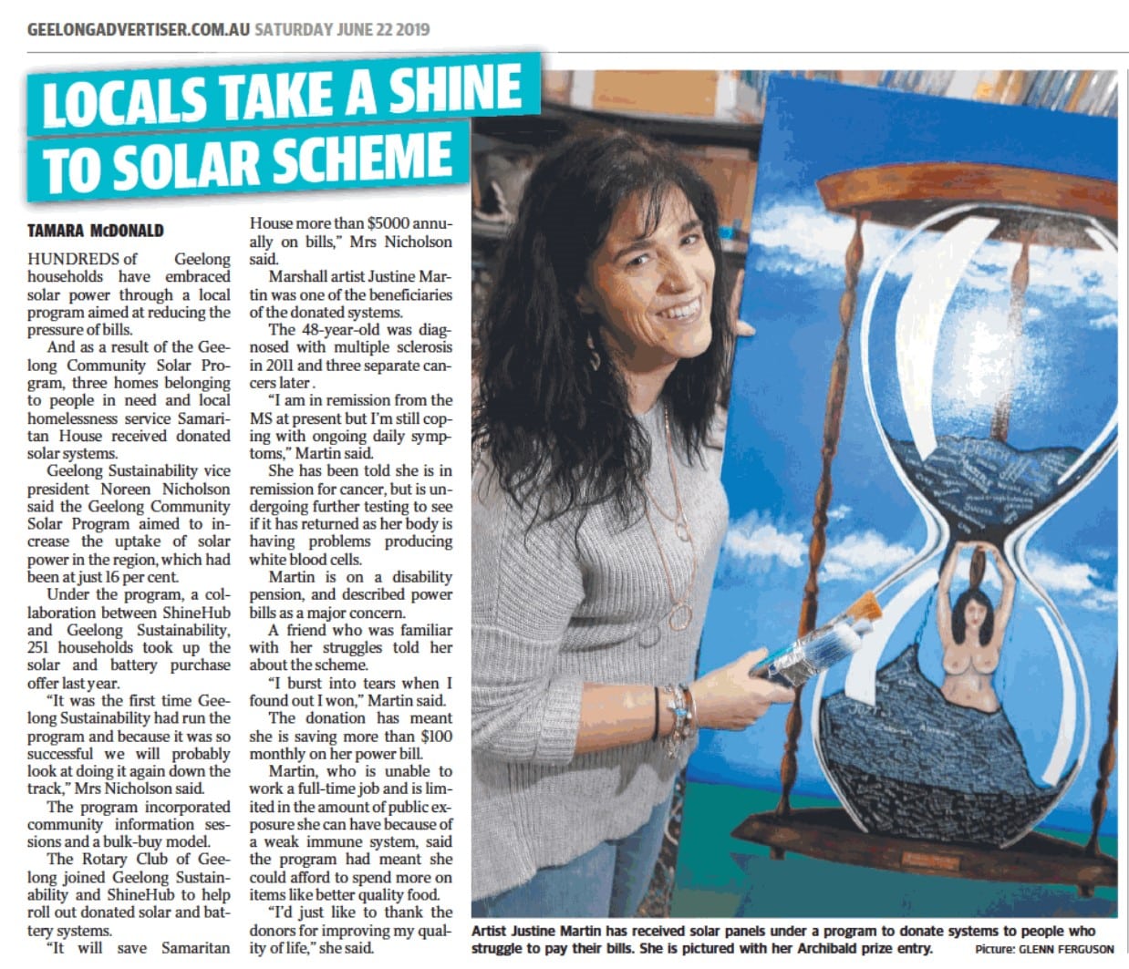 Featured image for “211 Geelong households go solar = 4 solar systems donated to locals in need”