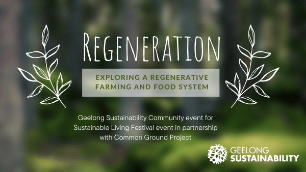 Green Drinks: Regeneration - Exploring a regenerative farming and food system