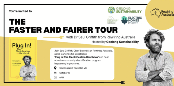 'Faster and Fairer' Tour with Dr Saul Griffith