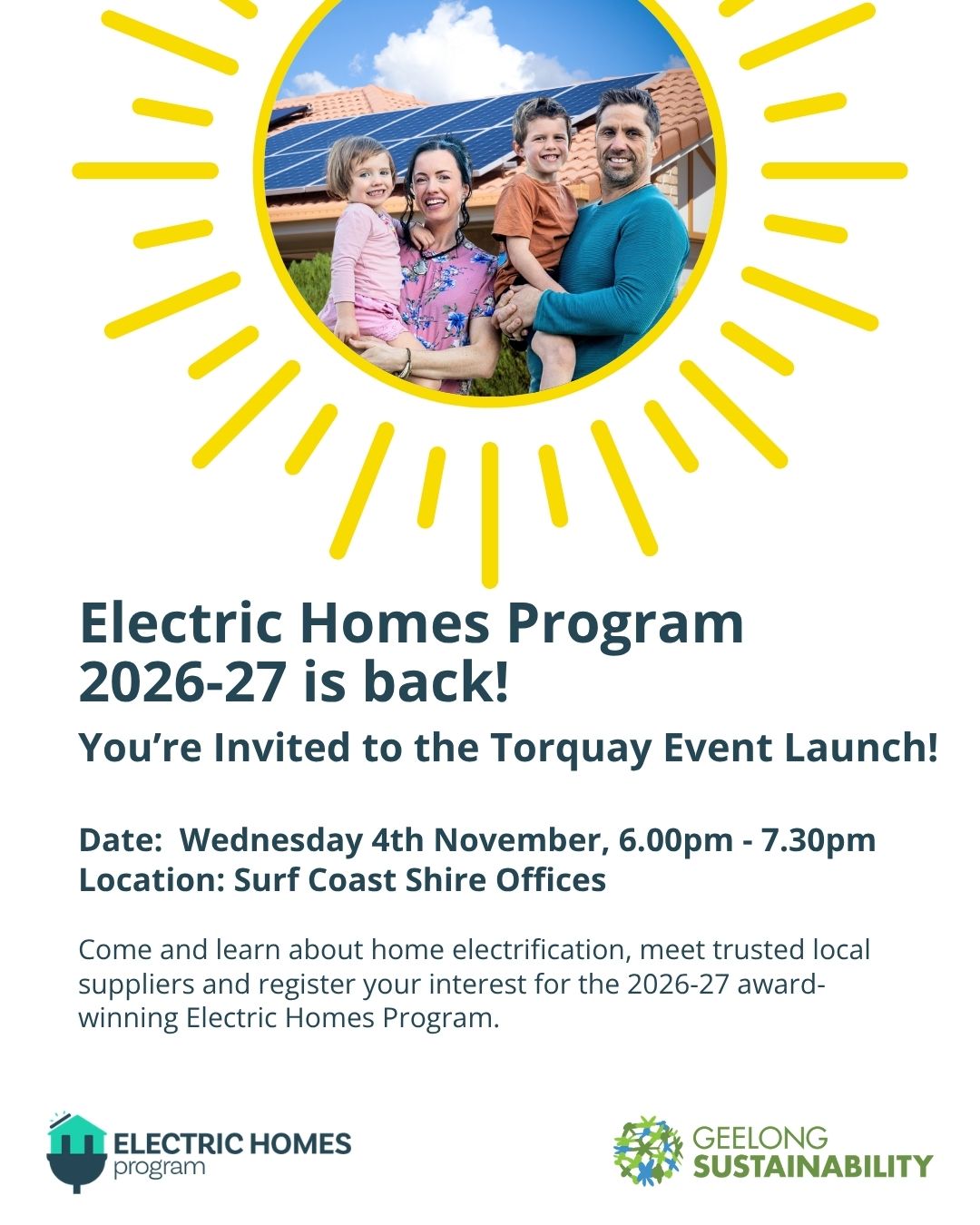 Electric Homes Program: Torquay Launch